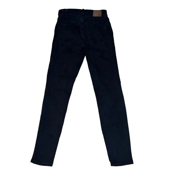 Black Madewell 9" High Rise Skinny Jeans Size 26 - Picture 4 of 5